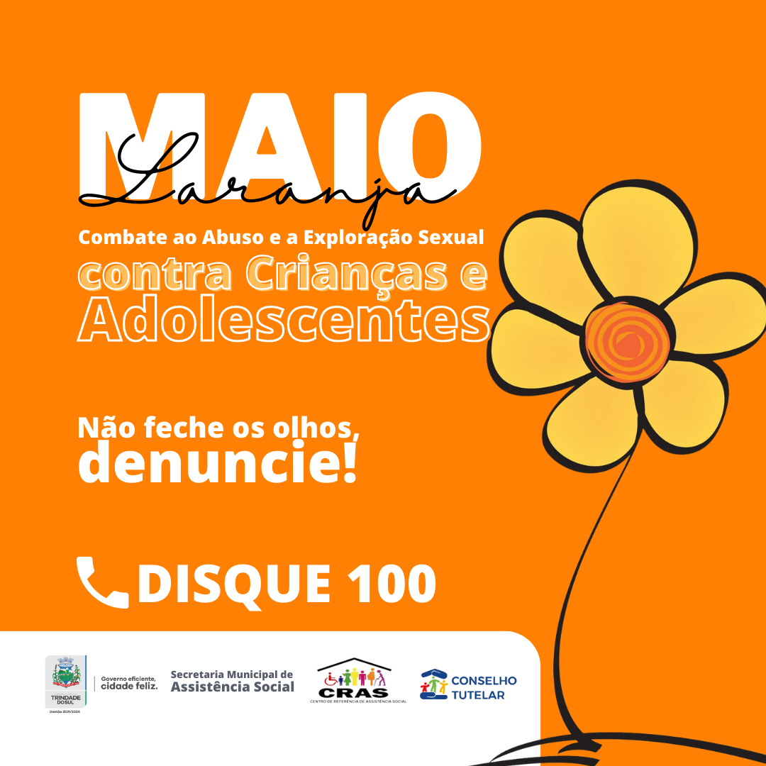 Maio laranja e o combate ao abuso e à exploração sexual contra crianças ...
